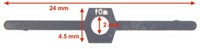 Train-O-Matic 01080121  - CC-N08 (10 pcs. / set) Sleepcontact voor bij de wielen/draaistel (55)-2