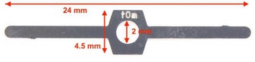 Train-O-Matic 01080121  - CC-N08 (10 pcs. / set) Sleepcontact voor bij de wielen/draaistel (55)-2