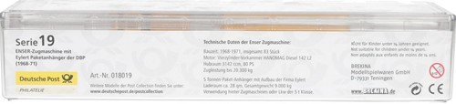 Brekina 018019 H0 - Enser ZM Truck met Eylert Pakkettrailer "Deutsche Bundespost"-2
