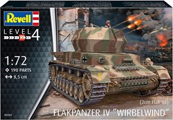 Revell 03267 - Flakpanzer IV Wirbelwind2cm Flak 38 1:72 (Open Verpakking)""
