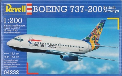 Revell 04232 - Boeing 737-200 British Airways 1:200