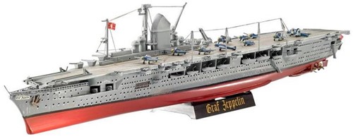 Revell 05000 - German Aircraft Carrier Graf Zeppelin 1:720 (Open Verpakking)-2