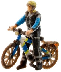 Noch 10610 H0 - Politieagent op fiets