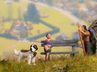 Noch 12852 H0 - Honden (Sound Szenen)
