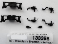 Roco 133398  - TS - Blenden+Bremsb. - schwarz