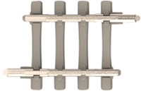 Minitrix 14503 N - Rechte Rails met betonnen dwarsliggers 17,5 mm
