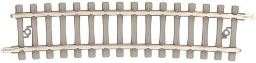 Minitrix 14515 N - Gebogen Rails met betonnen dwarsliggers 492,6 mm