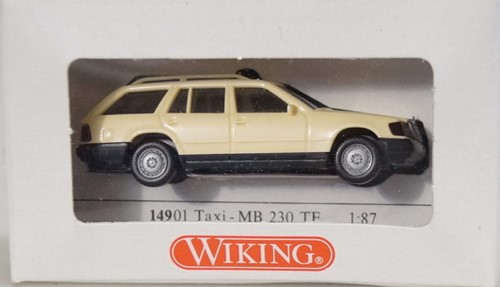 Wiking 14901 H0 - Mercedes Benz 230 TE Beige Taxi