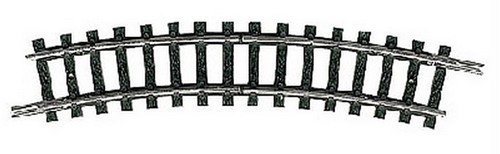 Minitrix 14984 N - Gebogen scheidingsrail R1 24° 1stuks