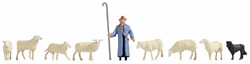 Noch 15748 H0 - Schapen, herder & schaapshond