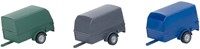 Faller 180012 H0 - 3 Auto Aanhangers-2