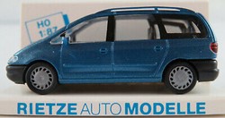 Rietze 20740 H0 - Ford Galaxy Donker Blauw