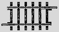 Märklin 2202 H0 - K-Rails Recht 1/4=45mm 1stuks