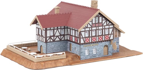 Faller 232138 N - Pension Zur Post Met Biertuin-2