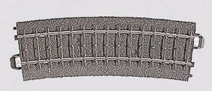 Voie Courbe Märklin 24215 Pour Train Miniature H0 - Rayon R2 = 437,5 Mm, Angle 15°, Neuve