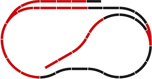 Marklin 24904 H0 - C-Rails Uitbreidingsset C4