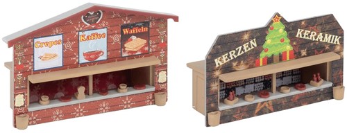 Faller 272021 N - 2 Kraampjes Op De Kerstmarkt-2