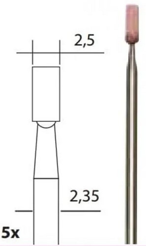 Proxxon 28 774 - EDELKORUND SLIJPSTIFTENSET CILINDER 5-DLG.