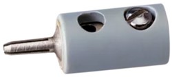 Brawa 3057 H0 - Stecker rund, grau [10 Stück]