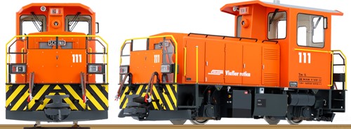 ESU X 30493 G IIm - Diesellok, Pullman IIm, Schöma TM 2/2 kurz, 111 RHB-2