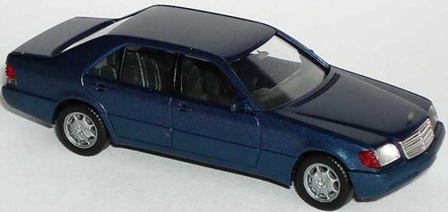 Herpa 3094 H0 - Mercedes Benz 600 SEL Donker Blauw