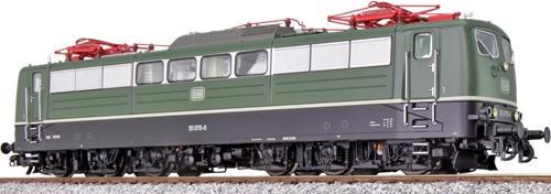 ESU 31035 H0 - Elektrische Locomotief, H0, BR 151, 151 070 DB, Chromoxide groen, Ep IV, LokSound, Pantograph, DC/AC