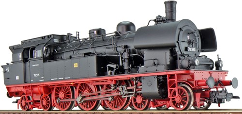 ESU 31184 H0 - Stoom Locomotief, H0, T18, 78 395 DR, zwart, Ep III, Vorbildzustand um 1967, LokSound, Doppelraucherzeuger, Rangierkupplung, DC/AC