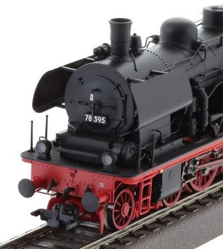 ESU 31184 H0 - Stoom Locomotief, H0, T18, 78 395 DR, zwart, Ep III, Vorbildzustand um 1967, LokSound, Doppelraucherzeuger, Rangierkupplung, DC/AC-3