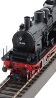 ESU 31187 H0 - Stoom Locomotief, H0, T18, 78 468 Museum, zwart, Ep VI, Vorbildzustand um 2018, LokSound, Doppelraucherzeuger, Rangierkupplung, DC/AC-2