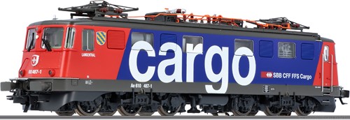 ESU 31532 H0 - Elektrische Locomotief, H0, AE6/6, 610 487-1 Langenthal SBB, rood/blauw, Ep V, Vorbildzustand um 2002, LokSound, Panto, DC/AC-3