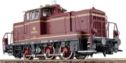 ESU 31744 H0 - Diesel Locomotief, H0, V60, 261 652 DB, oudrood, Ep IV, Vorbildzustand um 1975, LokSound, Rook, Kupplung DC/AC