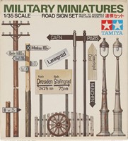 Tamiya 35067 - Road Sign Set 1:35