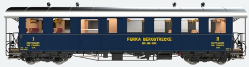 ESU X 36641 IIm - Plattformwagen, Pullman IIm, ABD 4554 DFB, mit digitaler Beleuchtung