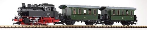 Piko 37125 G - S-Set Personenzug BR 80 + zwei Personenwg. + Sound und Dampf  DR III