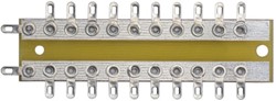 Brawa 3915 H0 - Verteiler-Lötösenplatte, 10-fach