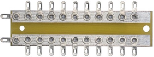 Brawa 3915 H0 - Verteiler-Lötösenplatte, 10-fach