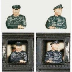 Roco 40001 H0 - Lokführer Heizer bemalt H0 6 Stuks