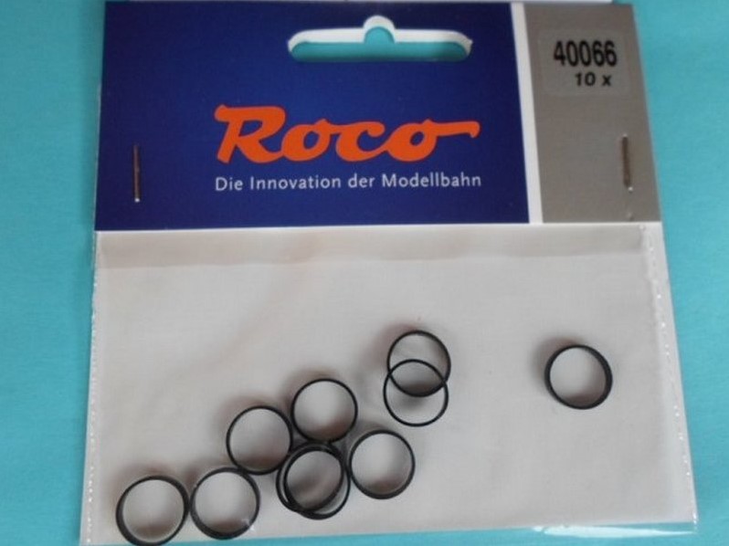 Rubber Band Roco Roco 40066 H0 - slipbandjes 12,5 bis 13,8mm (10stuks) Modelrailway