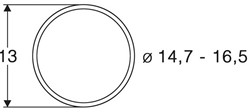 Roco 40071 H0 - Slipbanden 10Stk. 14,7 bis 16,5 (10stuks)