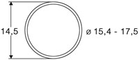 Roco 40076 H0 - Slipbanden 10Stk.15,4 bis 17,5m (10stuks)