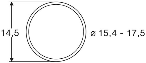 Roco 40076 H0 - Slipbanden 10Stk.15,4 bis 17,5m (10stuks)