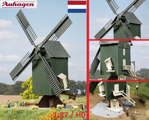 Auhagen 99049 H0 - Windmolen, Nederlandse Standerdmolen