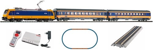 Piko 59016  - PSCwlan S-Set NS Personenzug BR 185 NS Intercity mit 2 wg. VI