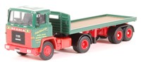 Atlas Collections 4649109 00 - World Of Stobart - Scania 110 Flatbed Trailer