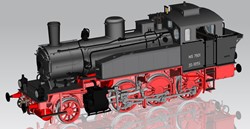 Piko 50748 H0 - ~Stoom Locomotief/Sound RH 75 ex BR 91 NS III + PluX16 Dec.