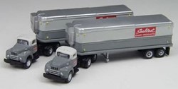 Classic Metal Works 51121 N - IH R-190 Vrachtwagen met Reefer Koeltrailer Sealtest Dairy Products 2stuks