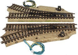 Märklin 5117 H0 - M-Rails Elektrische Rechte Wissel Set Links/Rechts