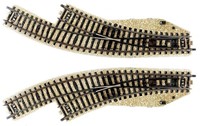 Märklin 5140 H0 - M-Rails Elektrisch Bochtwissel Links-Rechts 30graden