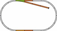 Piko 55311 H0 - Rails met Bedding Rails Set B