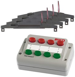 Piko 55392 H0 - Wissels-Aandrijvings-Set (4x) + Schakelkastje